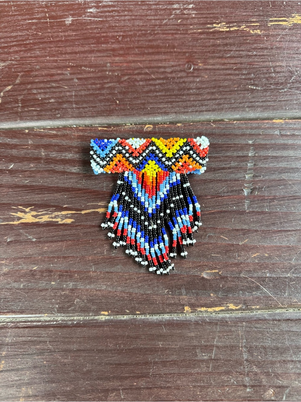 Handmade Beaded Fringe Hand Jewelry Bracelet